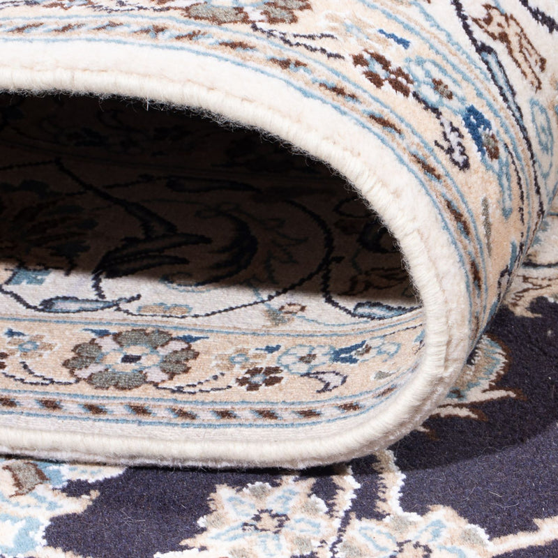 Dywan perski - Nain - 304 x 193 cm - ciemnoniebieski