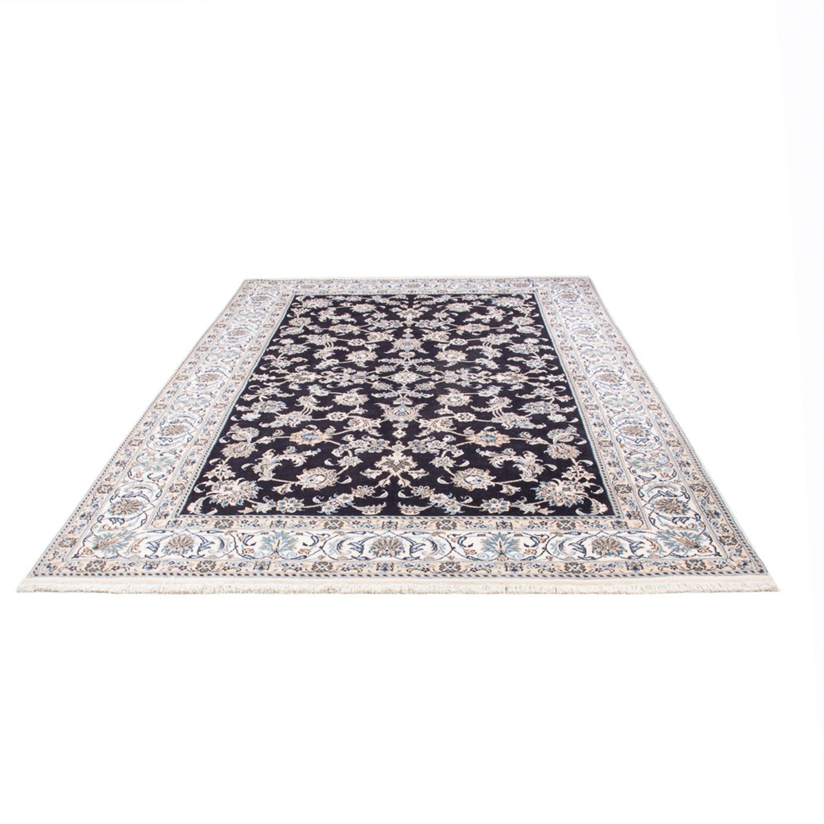 Dywan perski - Nain - 304 x 193 cm - ciemnoniebieski