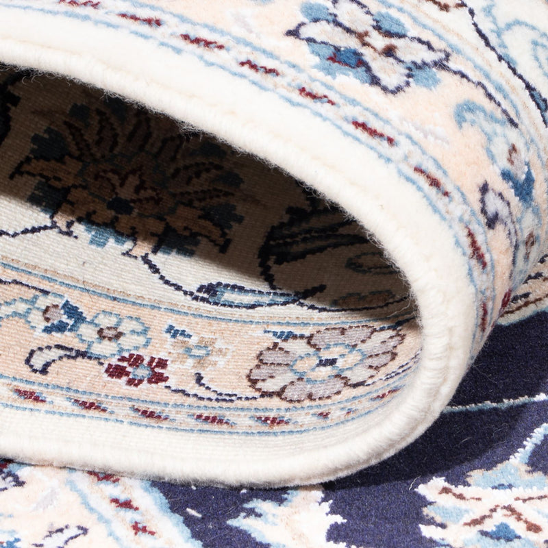 Dywan perski - Nain - 298 x 195 cm - ciemnoniebieski