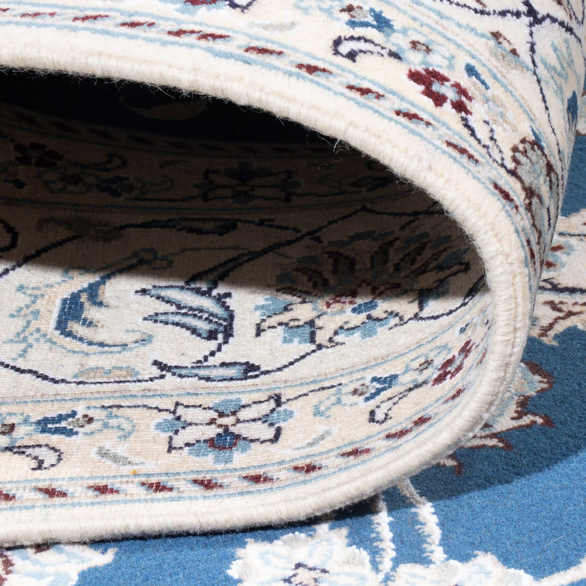 Dywan perski - Nain - 296 x 196 cm - niebieski