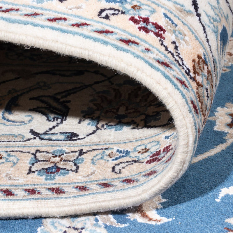 Dywan perski - Nain - 294 x 196 cm - niebieski