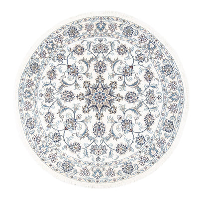 Dywan perski - Nain okrągły  - 150 x 150 cm - kremowy