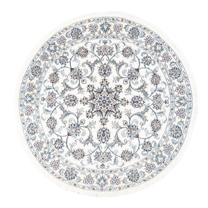 Dywan perski - Nain okrągły  - 150 x 150 cm - kremowy