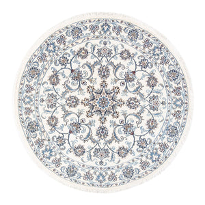 Dywan perski - Nain okrągły  - 150 x 150 cm - kremowy