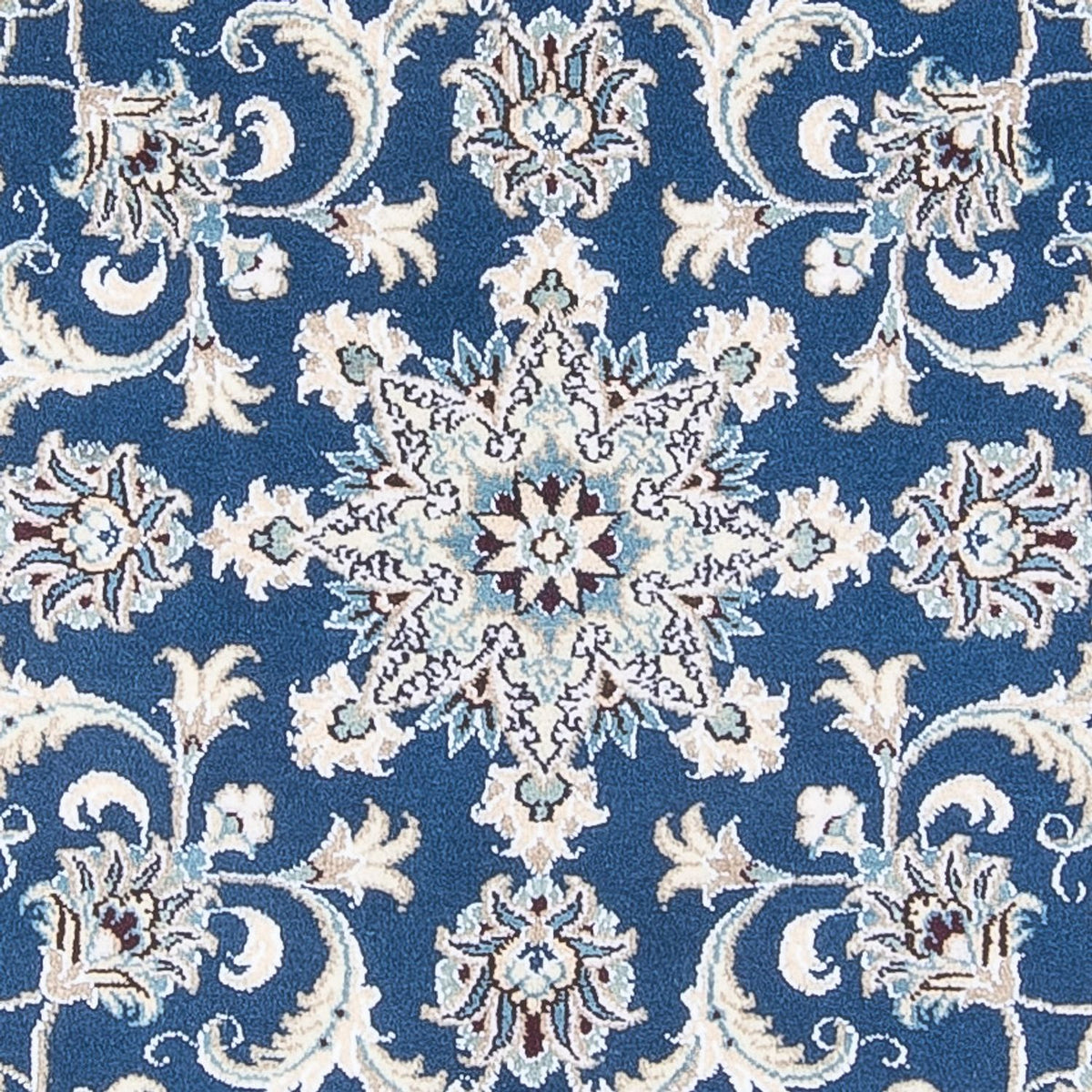 Dywan perski - Nain okrągły  - 150 x 150 cm - niebieski