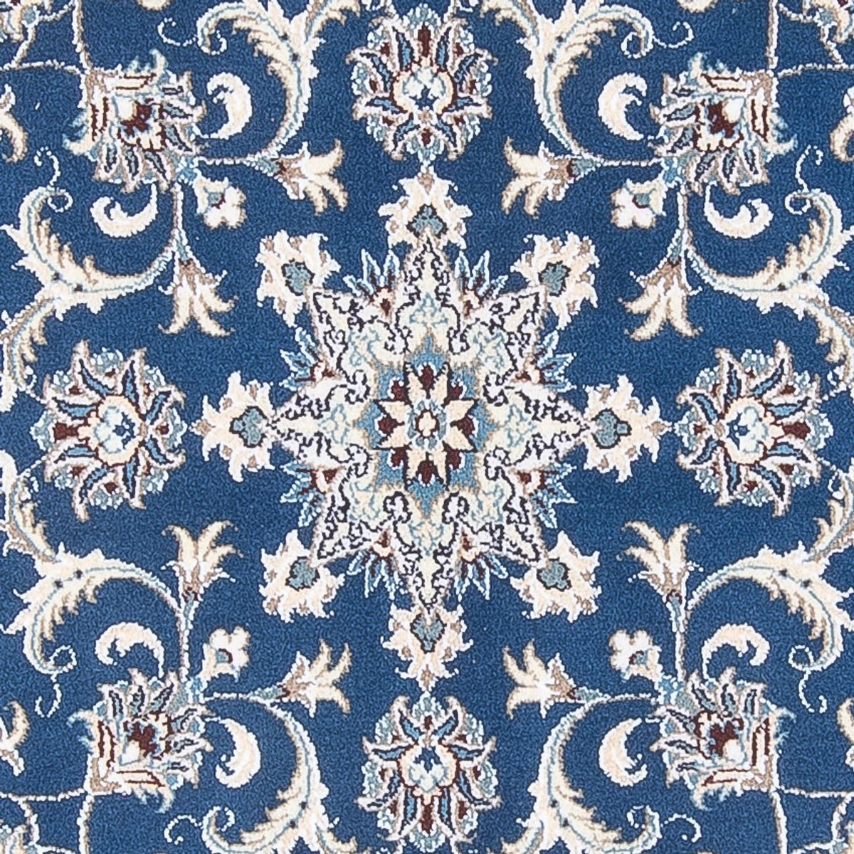 Dywan perski - Nain okrągły  - 150 x 150 cm - niebieski