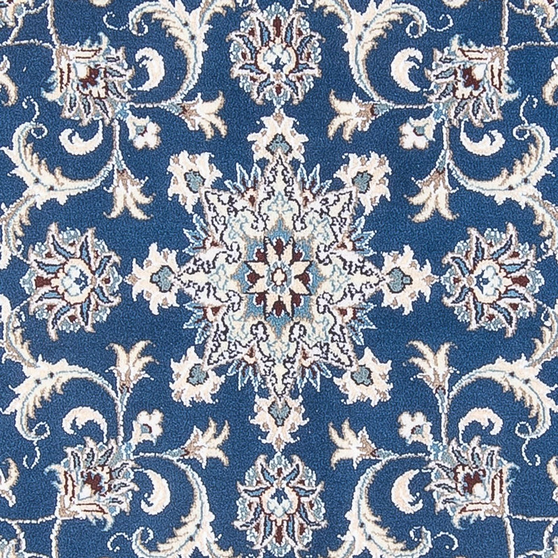 Dywan perski - Nain okrągły  - 150 x 150 cm - niebieski