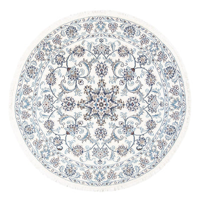 Dywan perski - Nain okrągły  - 150 x 150 cm - kremowy
