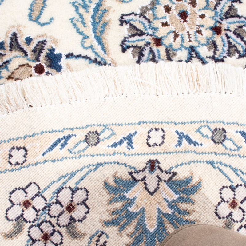 Dywan perski - Nain okrągły  - 150 x 150 cm - kremowy