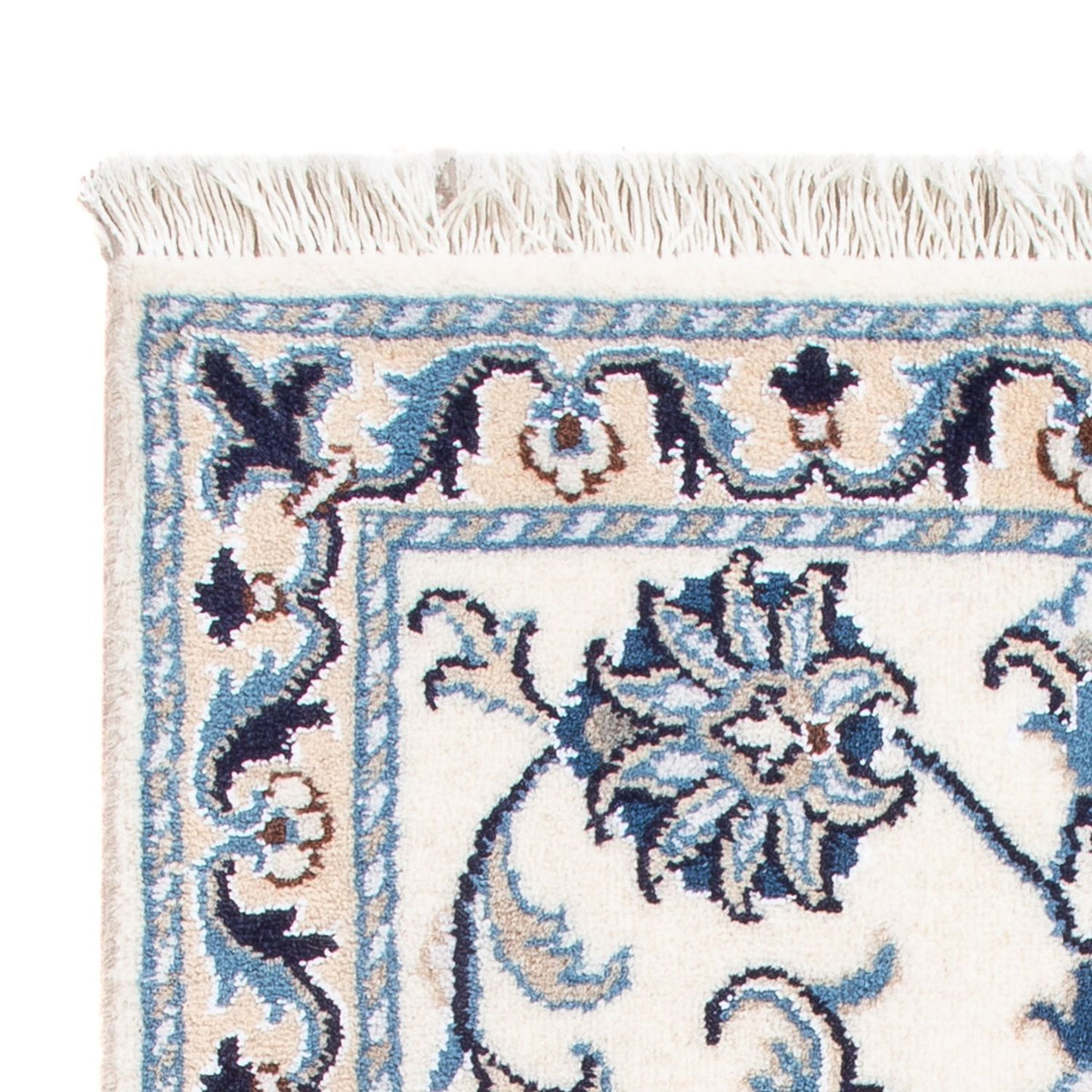 Dywan perski - Nain - Królewski - 90 x 60 cm - kremowy