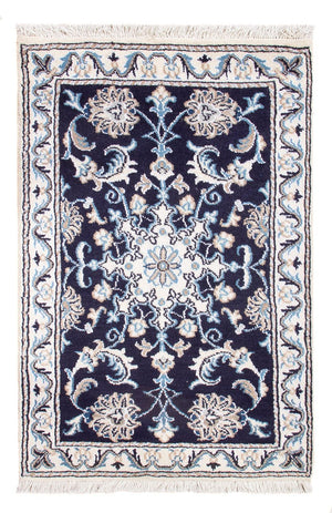 Dywan perski - Nain - Królewski - 90 x 60 cm - ciemnoniebieski
