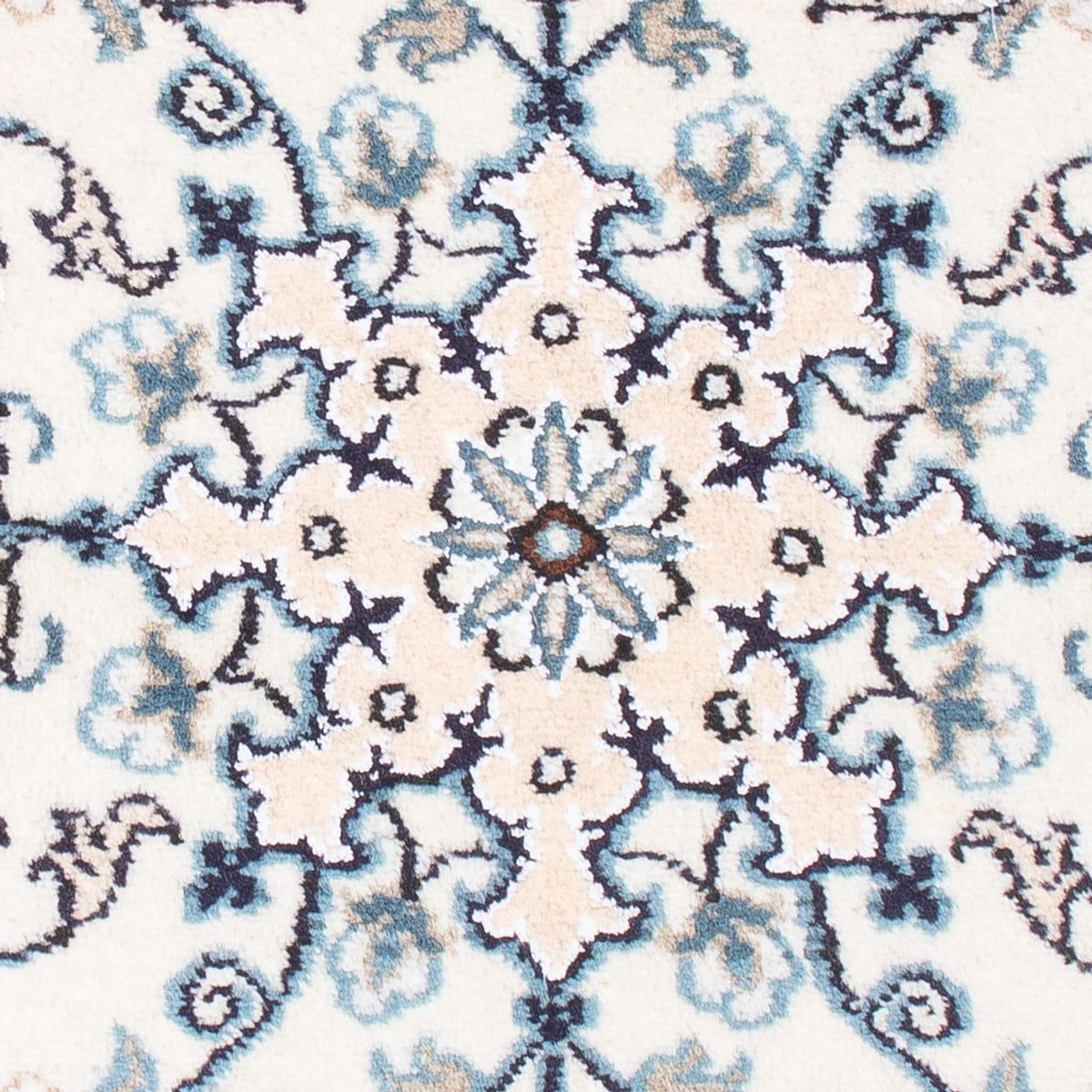 Dywan perski - Nain - Królewski - 90 x 60 cm - kremowy