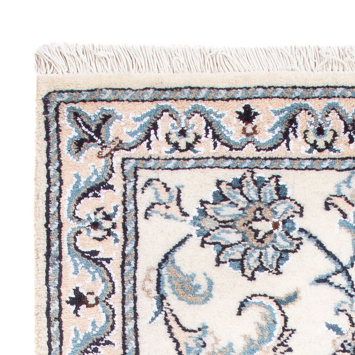 Dywan perski - Nain - Królewski - 90 x 60 cm - kremowy