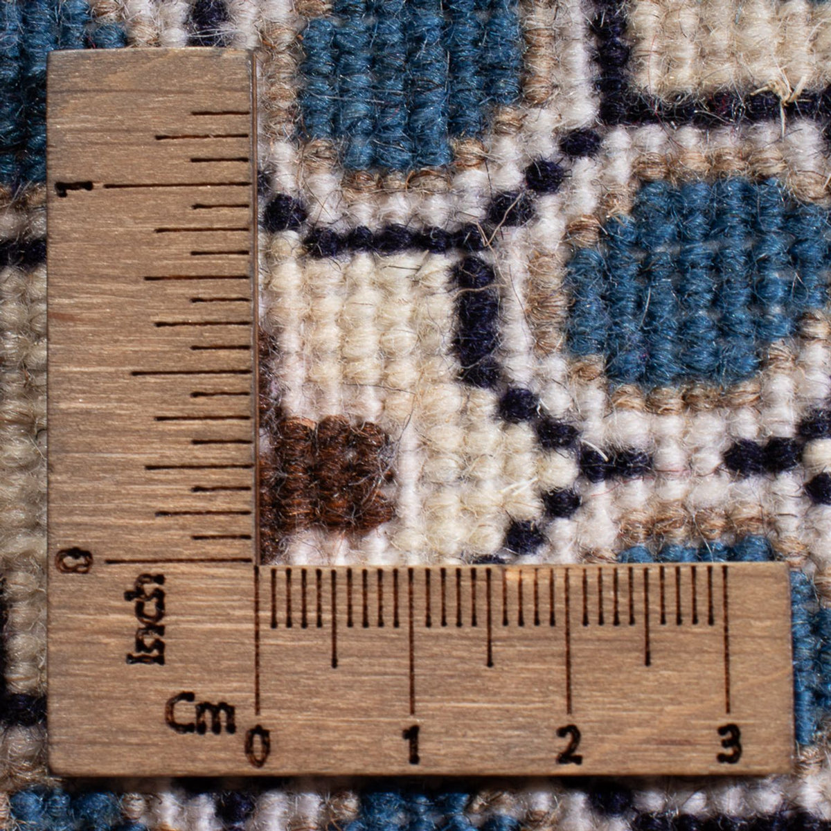 Dywan perski - Nain - Królewski - 60 x 40 cm - ciemnoniebieski