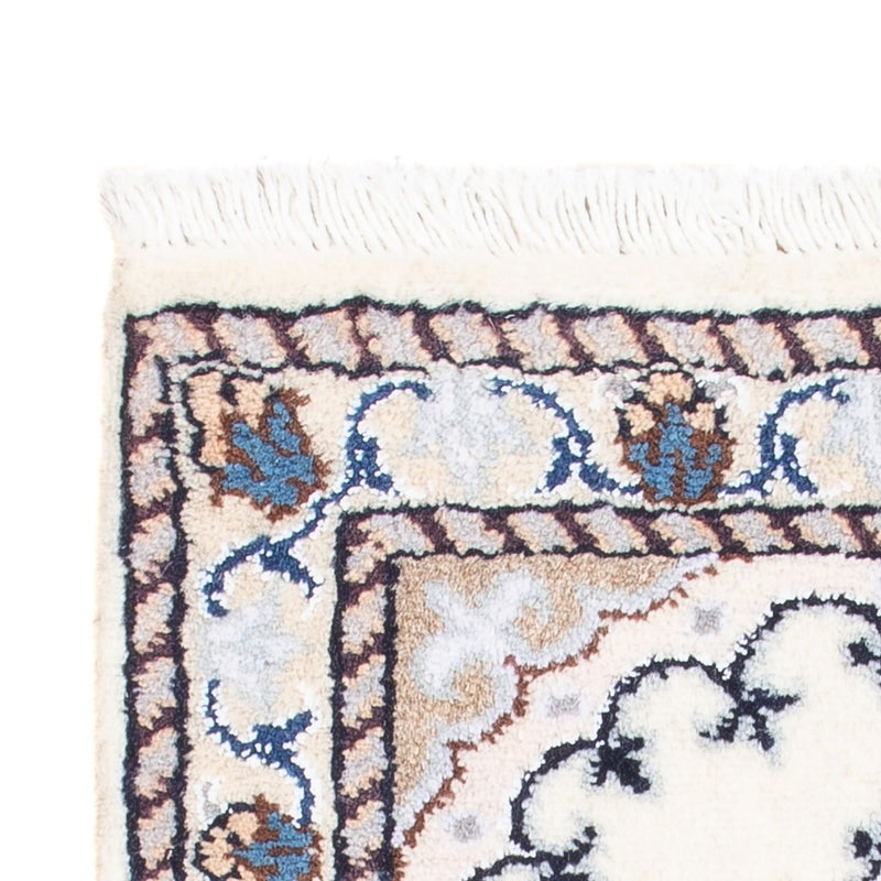 Dywan perski - Nain - Królewski - 60 x 40 cm - kremowy