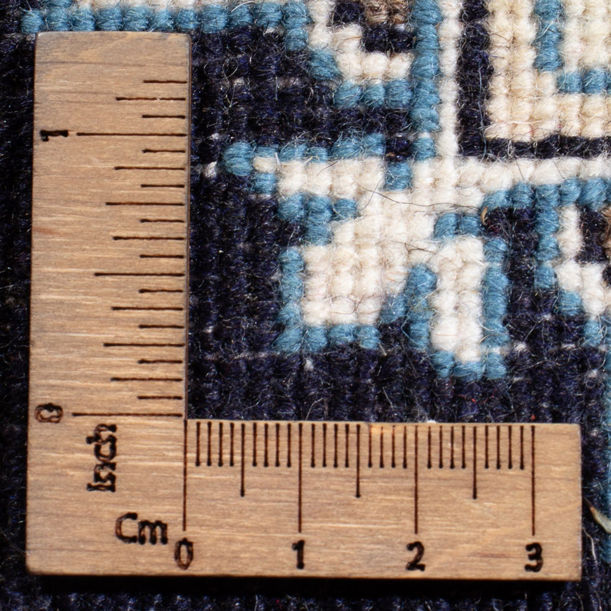 Dywan perski - Nain - Królewski - 60 x 40 cm - ciemnoniebieski