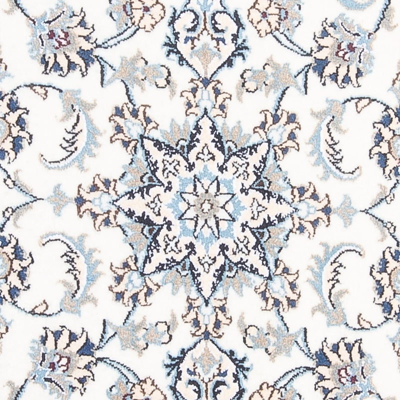 Biegacz Dywan perski - Nain - 393 x 80 cm - srebrny