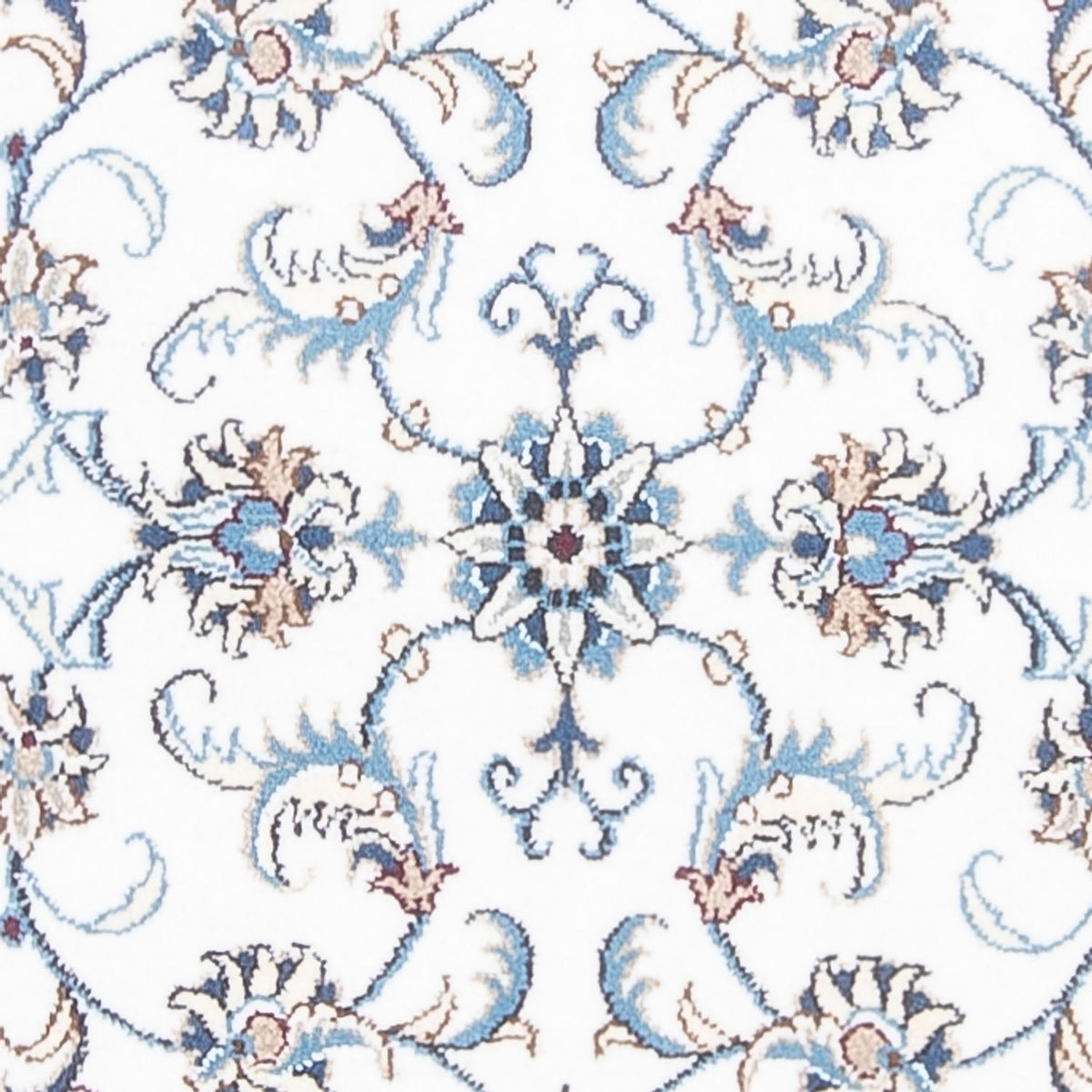 Biegacz Dywan perski - Nain - 393 x 77 cm - srebrny