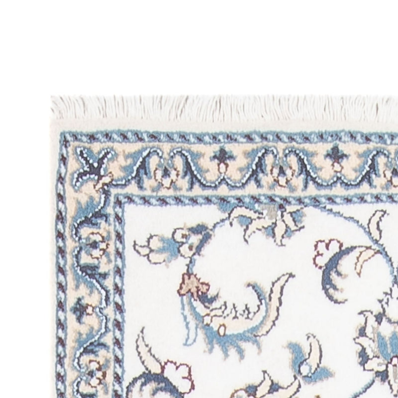 Biegacz Dywan perski - Nain - 393 x 77 cm - srebrny