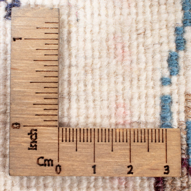 Biegacz Dywan perski - Nain - 393 x 77 cm - srebrny