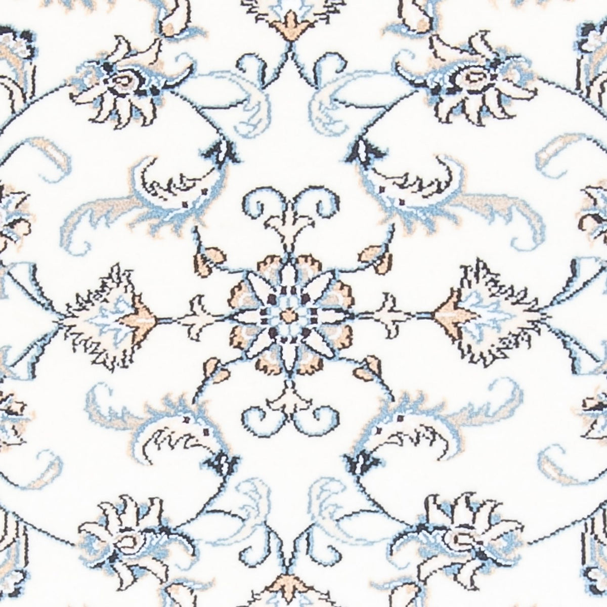 Biegacz Dywan perski - Nain - 284 x 78 cm - srebrny