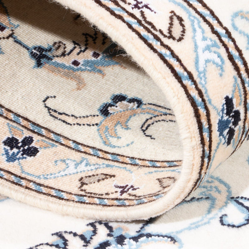 Biegacz Dywan perski - Nain - 284 x 78 cm - srebrny