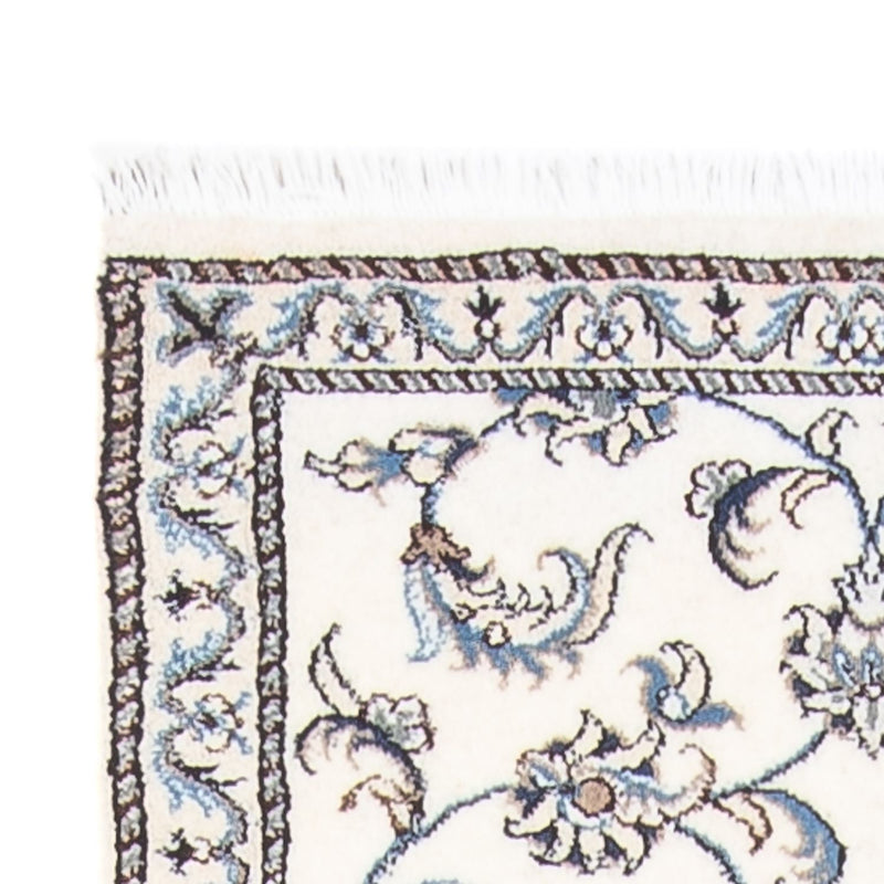 Biegacz Dywan perski - Nain - 288 x 78 cm - srebrny