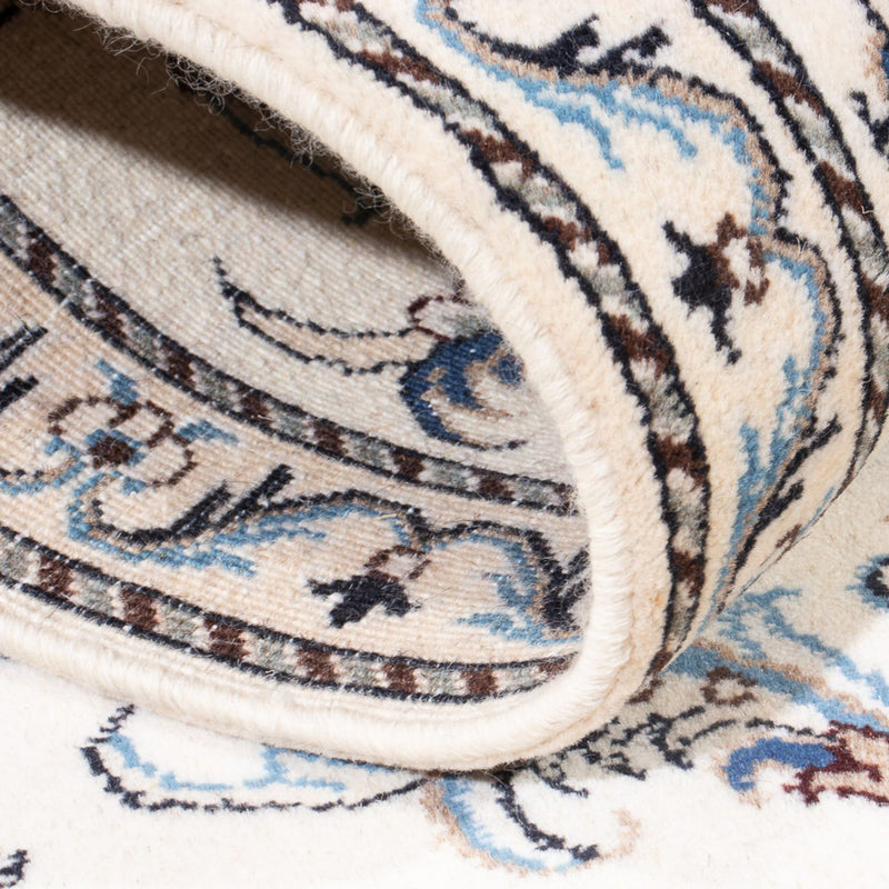 Biegacz Dywan perski - Nain - 288 x 78 cm - srebrny