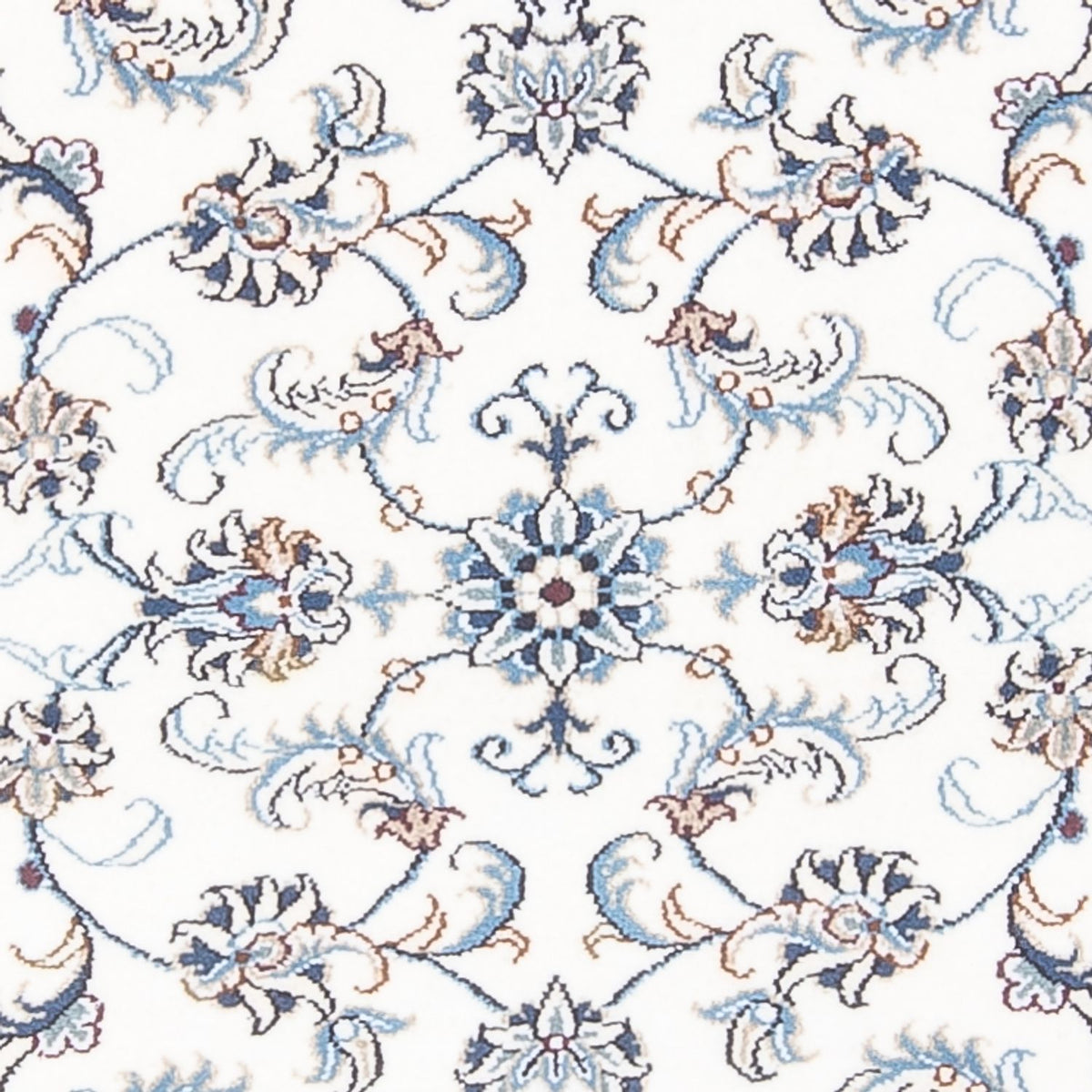 Biegacz Dywan perski - Nain - 295 x 82 cm - srebrny