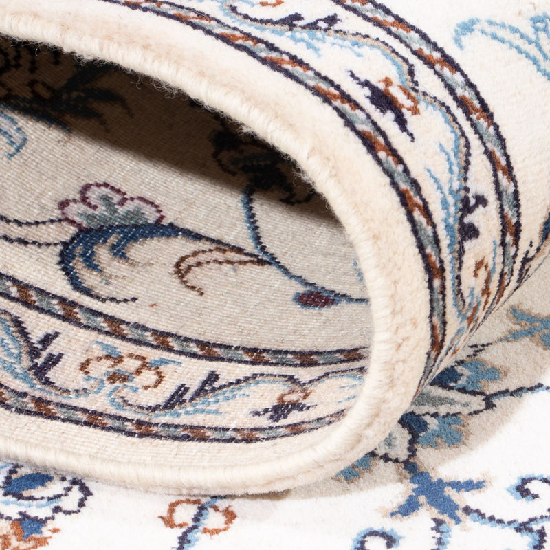 Biegacz Dywan perski - Nain - 295 x 82 cm - srebrny