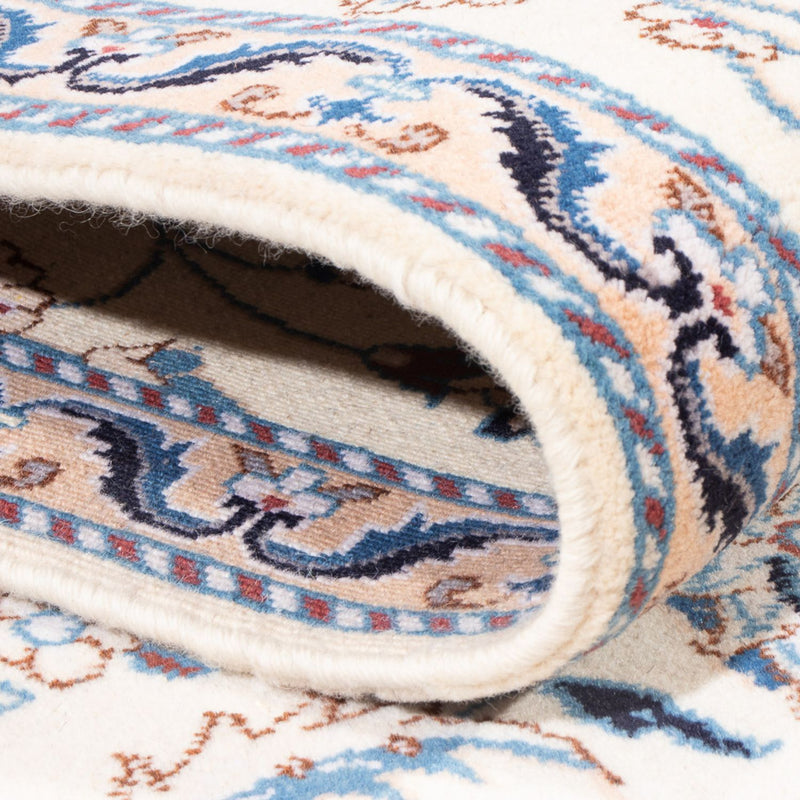 Biegacz Dywan perski - Nain - 292 x 81 cm - srebrny