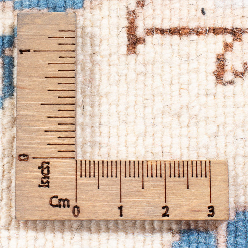 Biegacz Dywan perski - Nain - 292 x 81 cm - srebrny