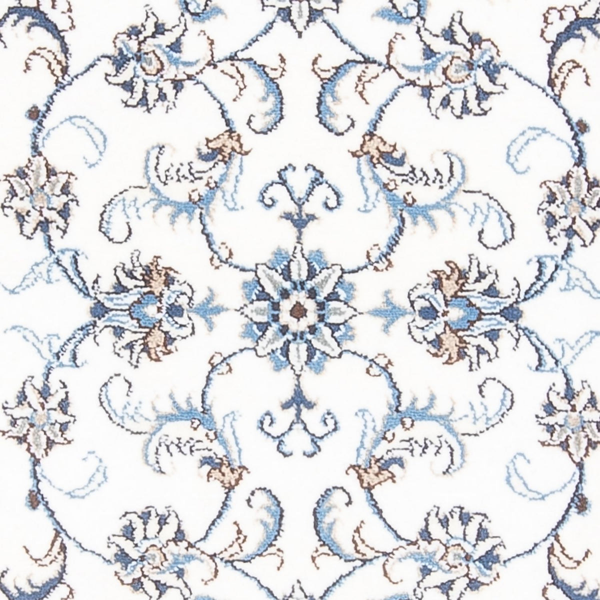 Biegacz Dywan perski - Nain - 292 x 76 cm - srebrny