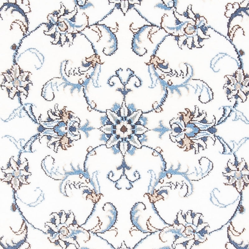 Biegacz Dywan perski - Nain - 292 x 76 cm - srebrny