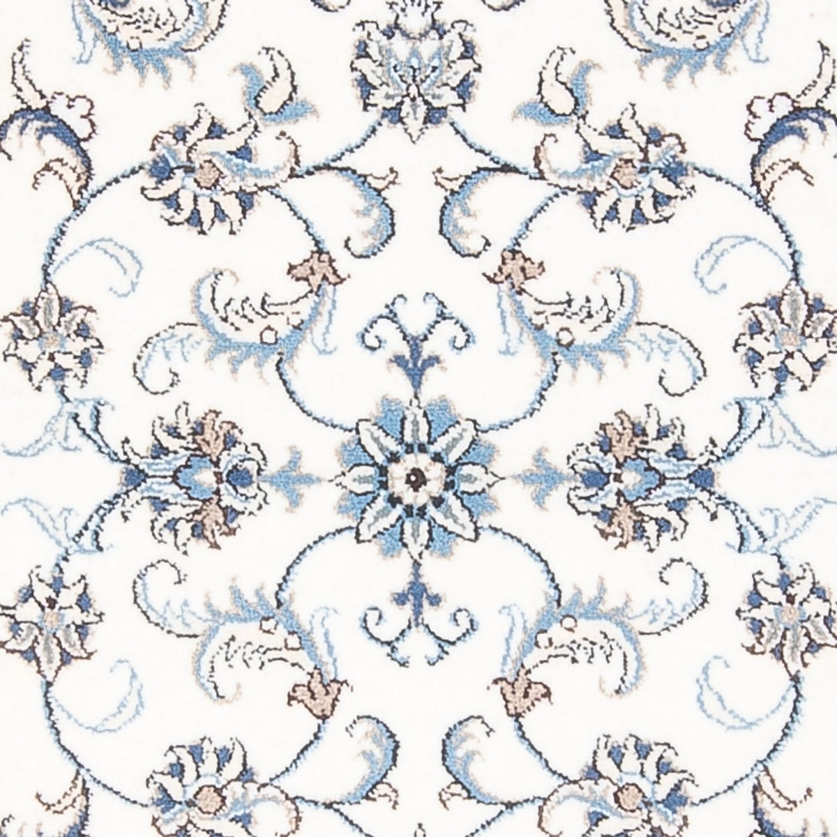 Biegacz Dywan perski - Nain - 286 x 77 cm - srebrny