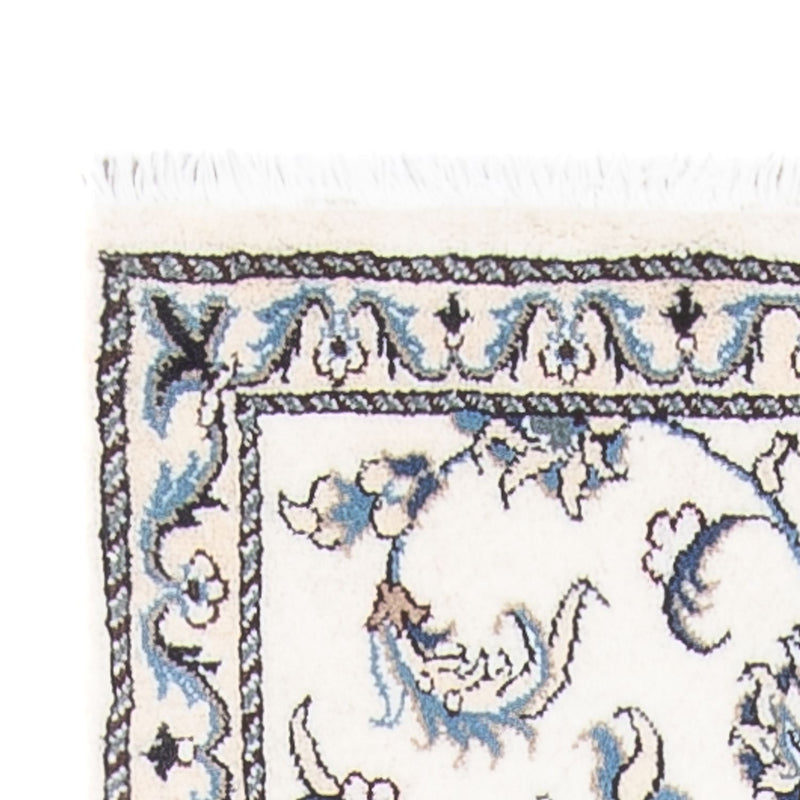 Biegacz Dywan perski - Nain - 286 x 77 cm - srebrny