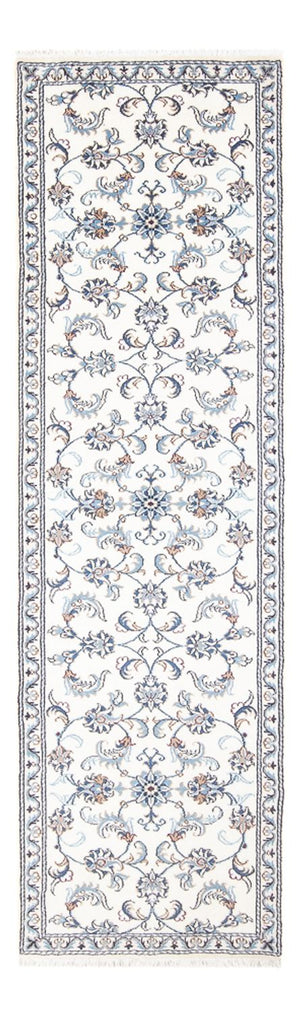 Biegacz Dywan perski - Nain - 286 x 82 cm - srebrny