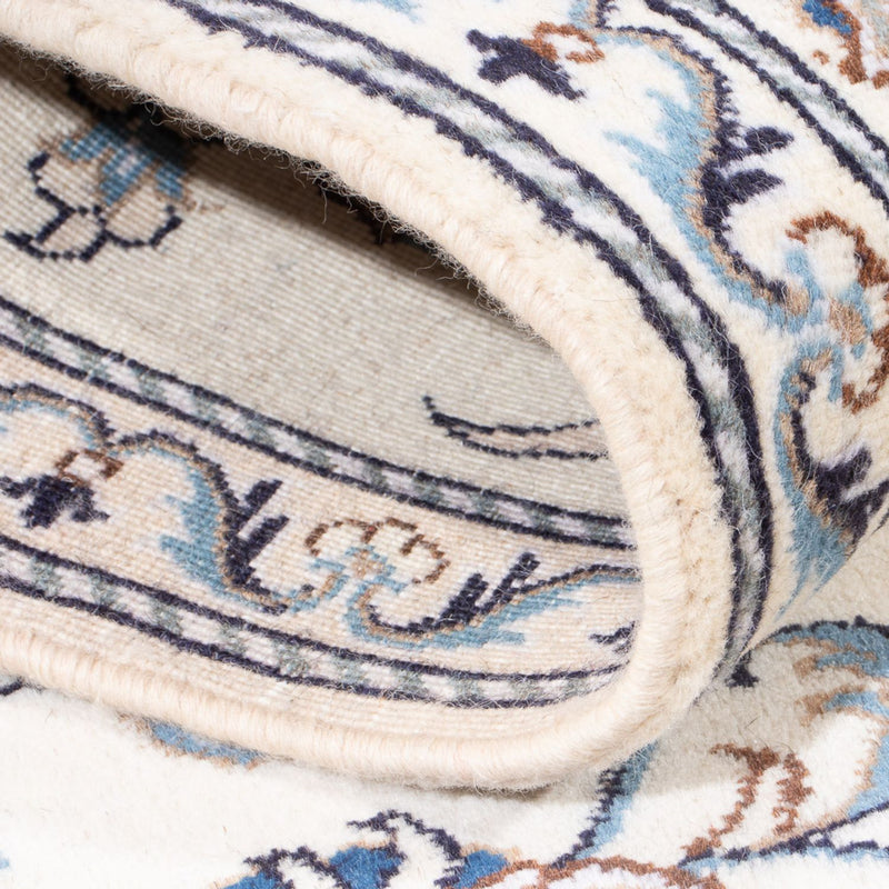 Biegacz Dywan perski - Nain - 286 x 82 cm - srebrny