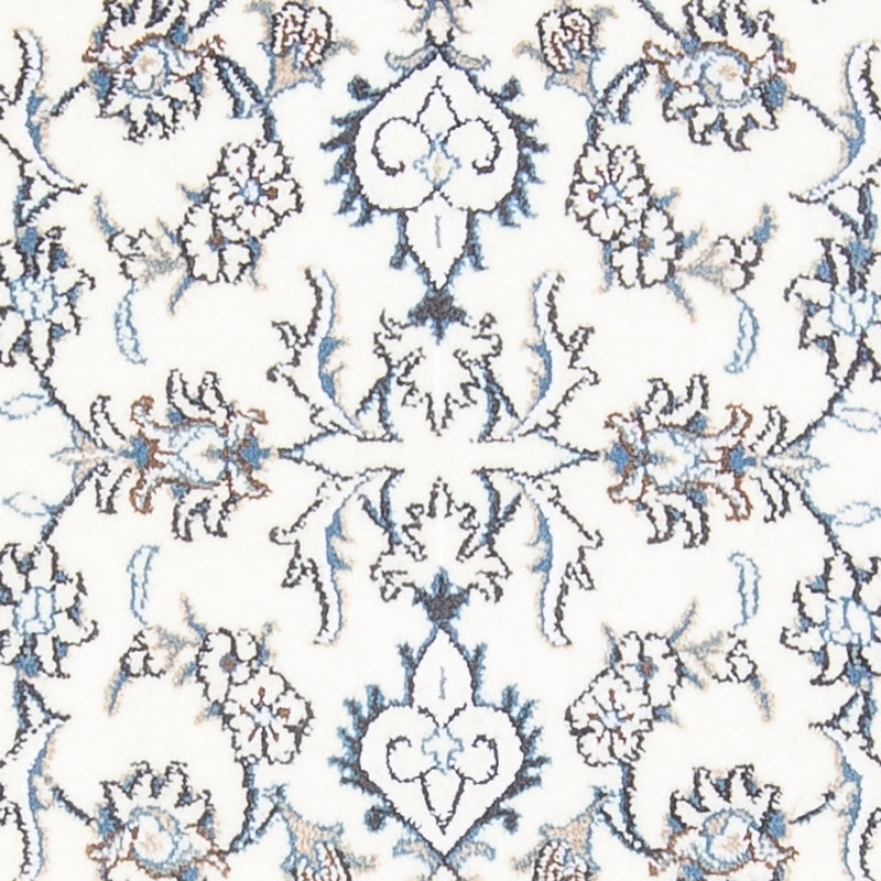 Biegacz Dywan perski - Nain - 215 x 77 cm - srebrny