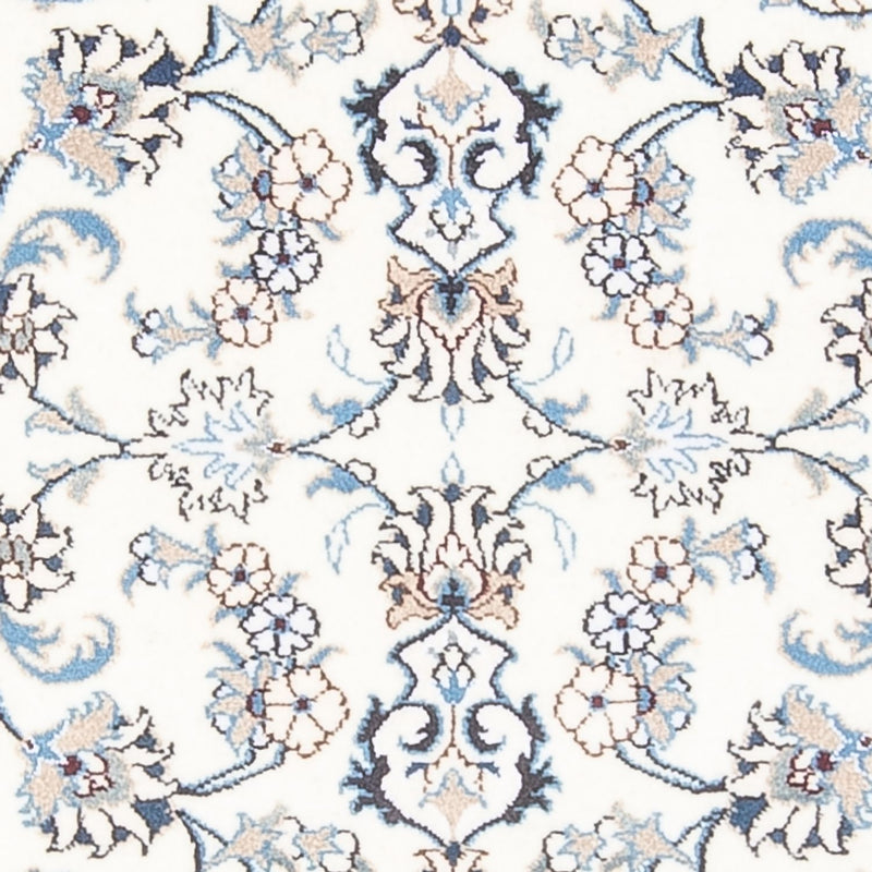 Biegacz Dywan perski - Nain - 194 x 80 cm - srebrny