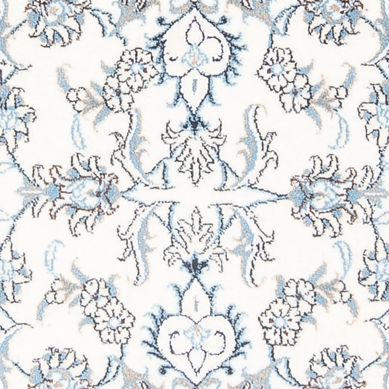 Biegacz Dywan perski - Nain - 197 x 75 cm - srebrny