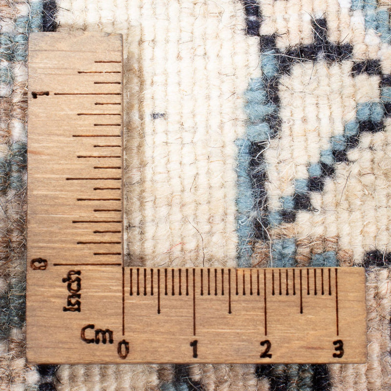 Biegacz Dywan perski - Nain - 197 x 75 cm - srebrny