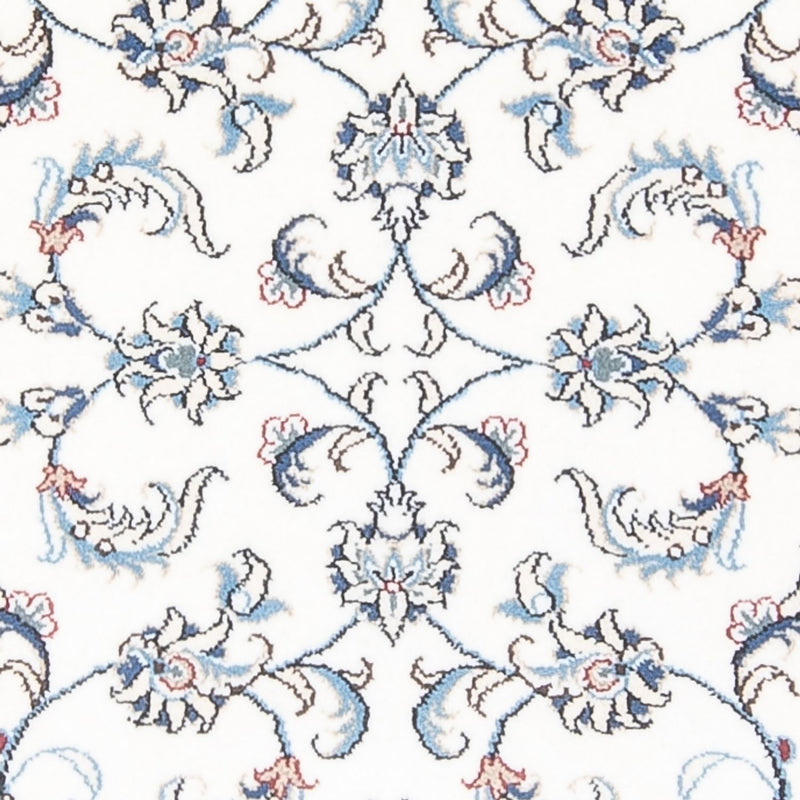 Biegacz Dywan perski - Nain - 197 x 78 cm - srebrny