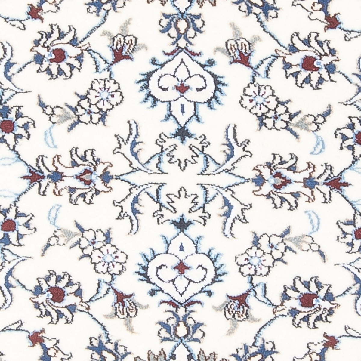 Biegacz Dywan perski - Nain - 192 x 88 cm - srebrny