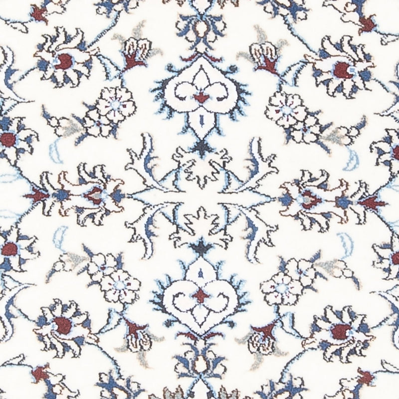 Biegacz Dywan perski - Nain - 192 x 88 cm - srebrny