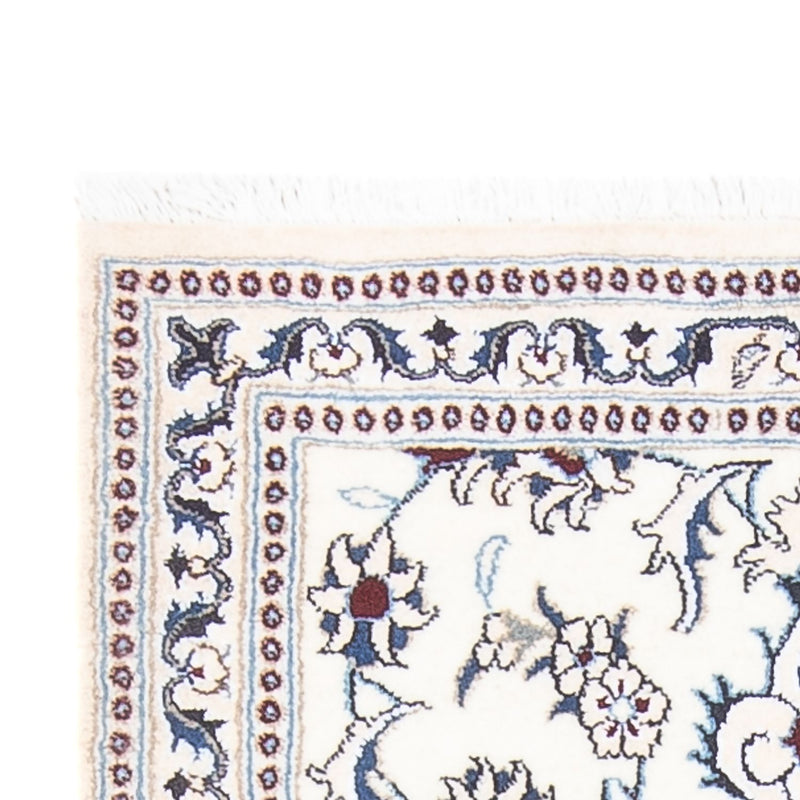 Biegacz Dywan perski - Nain - 192 x 88 cm - srebrny