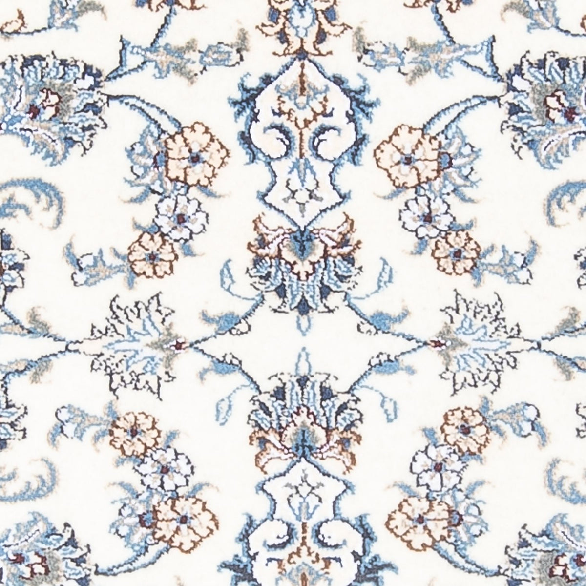 Biegacz Dywan perski - Nain - 193 x 83 cm - srebrny