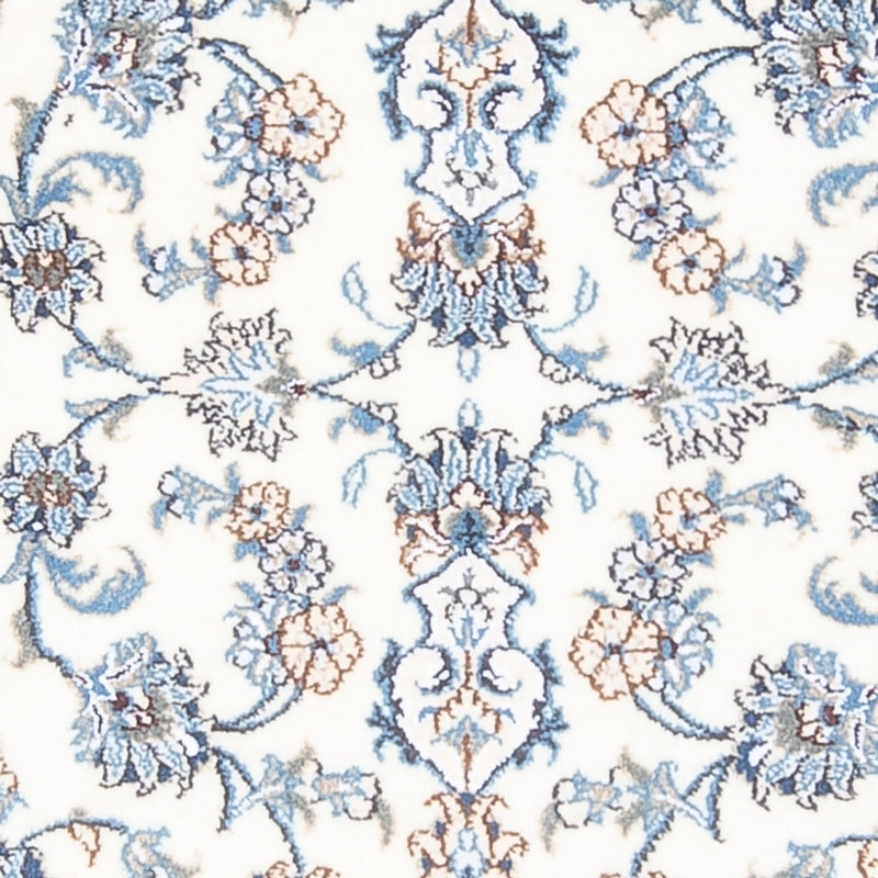 Biegacz Dywan perski - Nain - 204 x 78 cm - srebrny