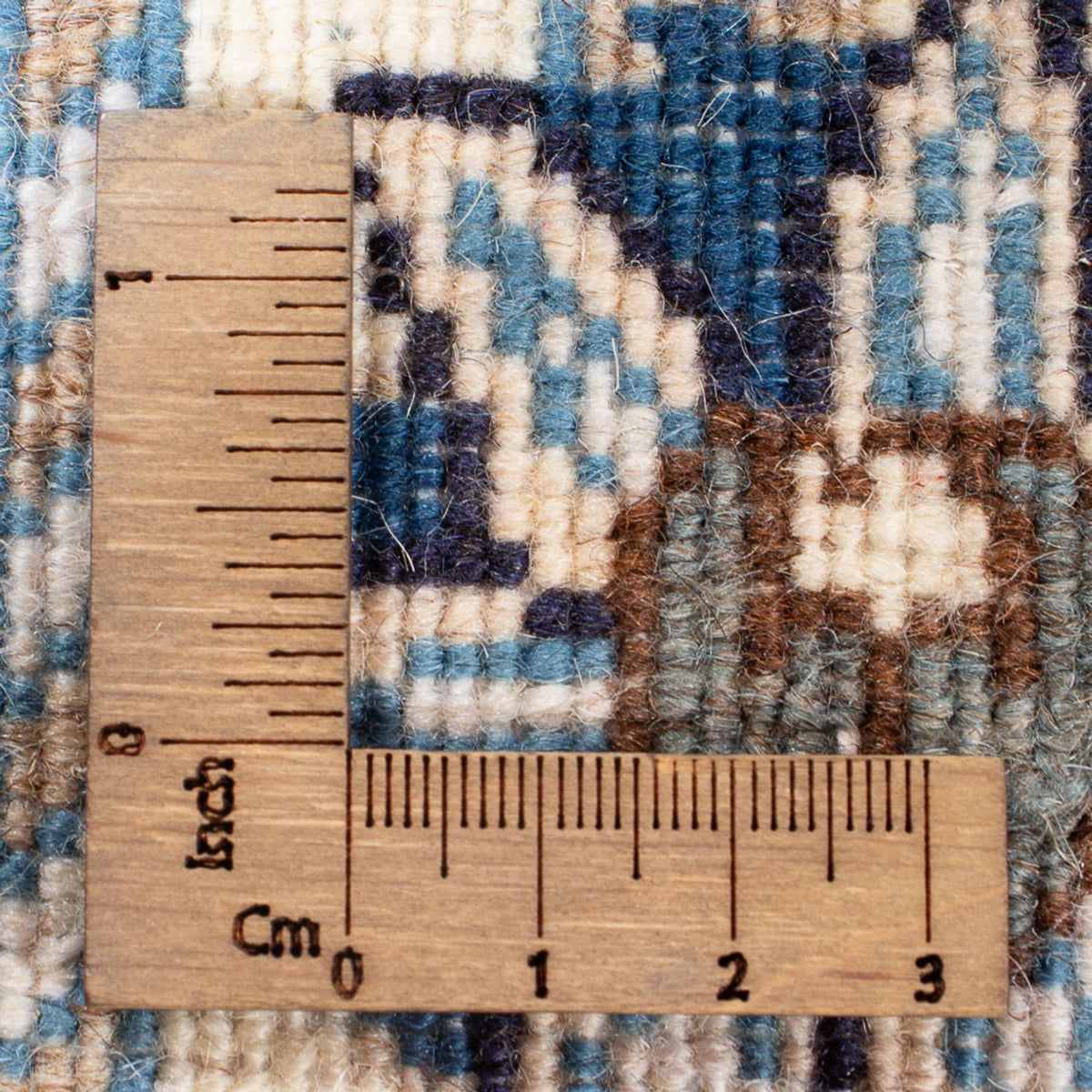 Biegacz Dywan perski - Nain - 204 x 78 cm - srebrny