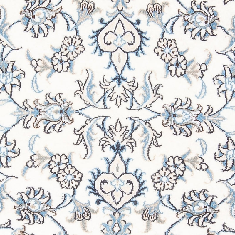 Biegacz Dywan perski - Nain - 198 x 78 cm - srebrny